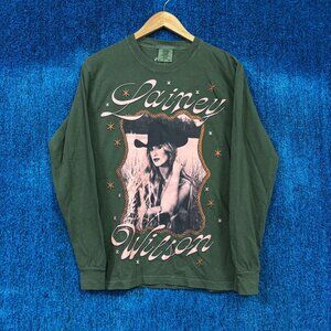 Lainey Wilson Whirlwind Tour Country Green Long Sleeve T-shirt Size Small